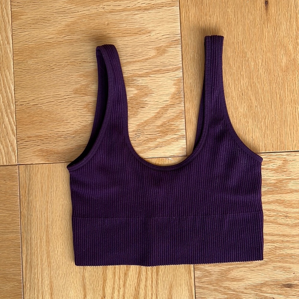Scoop neck bralette